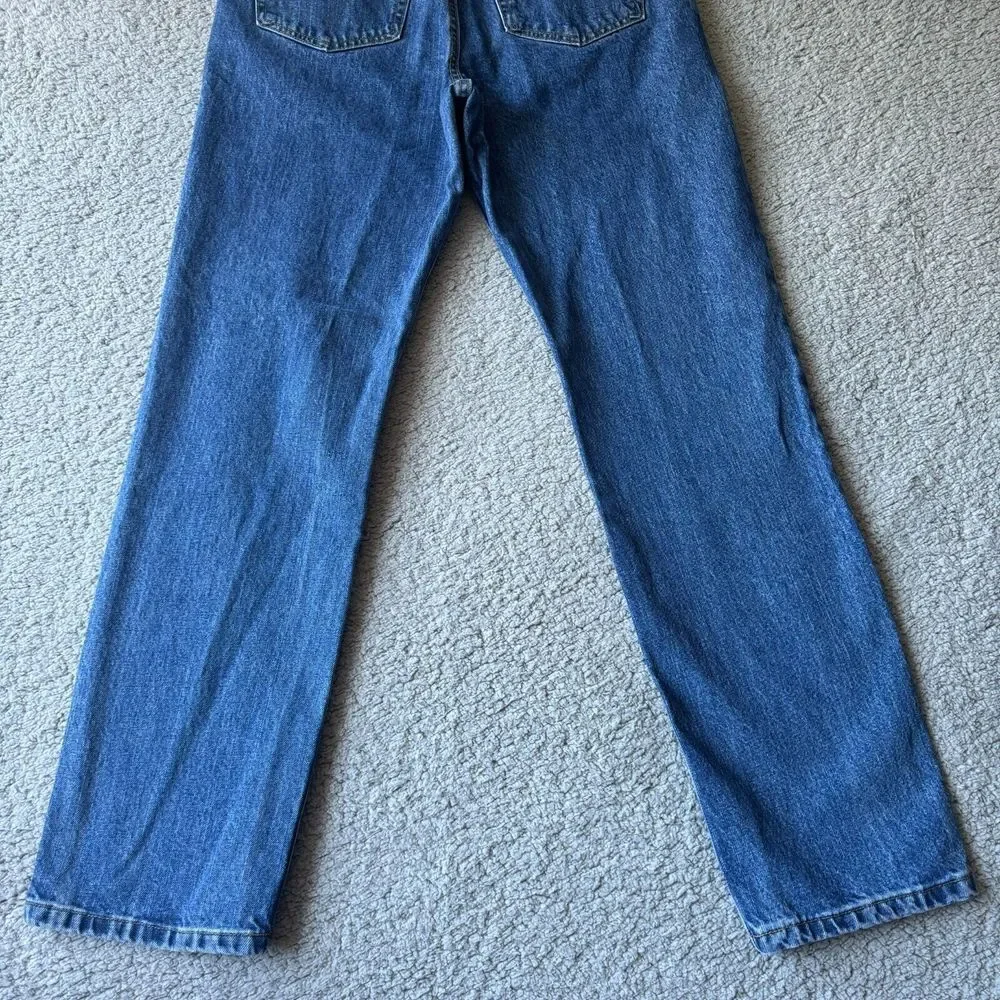 Vintage Arizona Jeans Mens 34x32 Blue Straight Denim Pants Work Outdoor Original